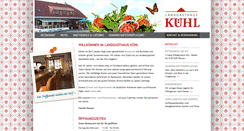 Desktop Screenshot of landgasthaus-kuehl.de